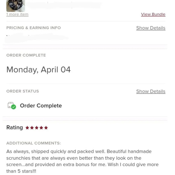 Liberty of London Art Fabric Scrunchie Black White Capel Floral Cottagecore - Picture 8 of 11